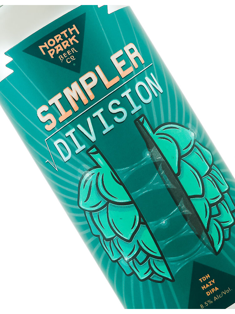 North Park Beer "Simpler Division" TDH Hazy DIPA 16oz Can - San Diego, CA