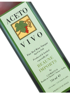 Aceto Vivo Unpasteurized Red Wine Vinegar 750ml Bottle, Radda in Chianti, Italy
