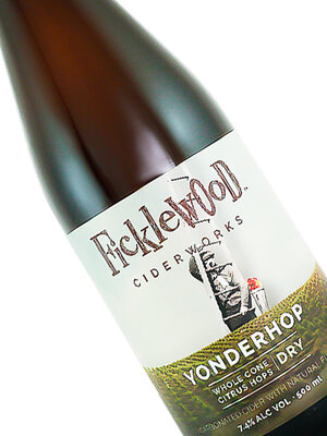 Ficklewood Cider Works "Yonderhop" Citrus Hops Dry Cider 500ml bottle - Long Beach, CA
