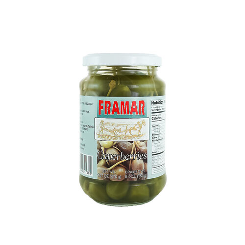 Framar Caperberries 6.3oz Glass Jar, Spain