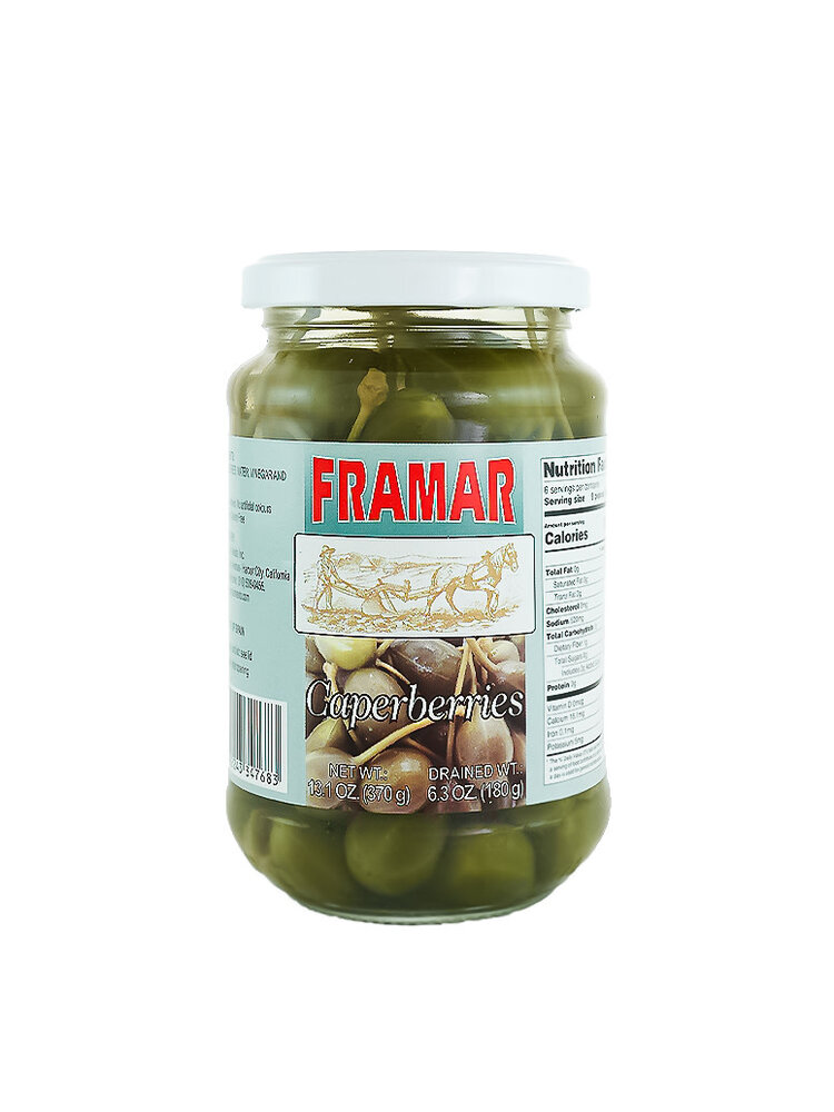 Framar Caperberries 6.3oz Glass Jar, Spain