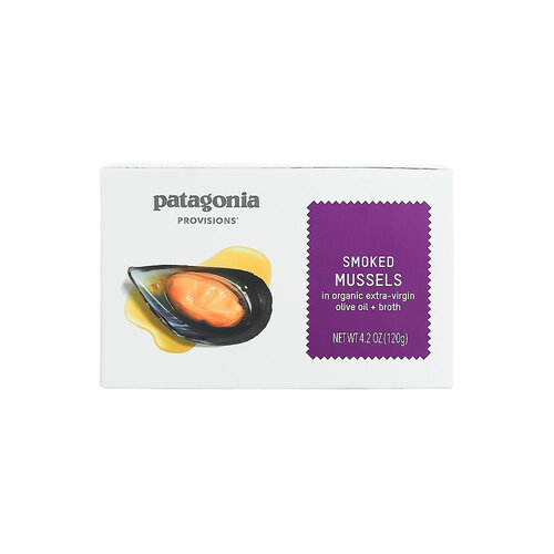 Patagonia Provision "Smoked" Mussels 4.2oz Tin, Spain
