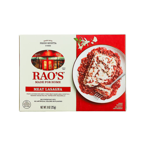 Rao's Made For Home Meat Lasagna 8.9oz Box, New Jersey