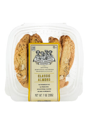 Biscotti Brothers "Classic" Almond Twice Baked Biscotti Cookies 7oz, Greensburg, Pennsylvania