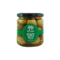Divina Jalapeno Peppers Stuffed Olives 7.8oz, Greece