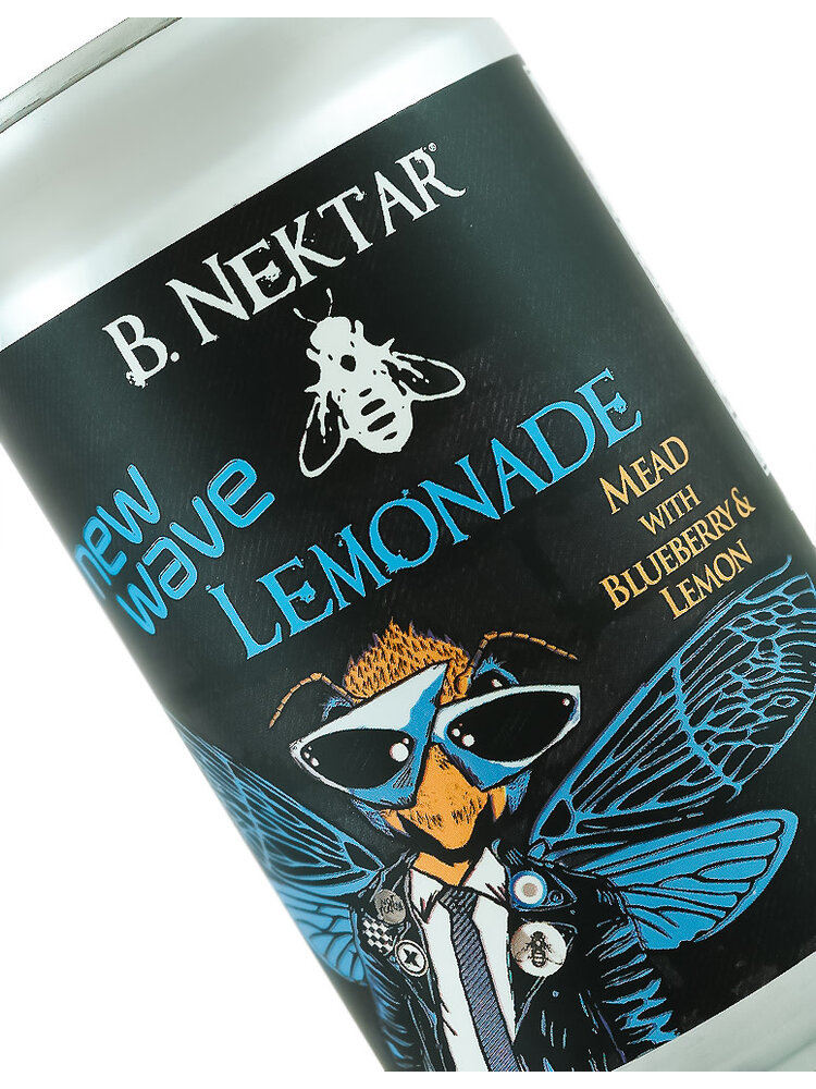 B. Nektar Meadery "New Wave Lemonade" Blueberry & Lemon Mead 12oz can - Ferndale, MI