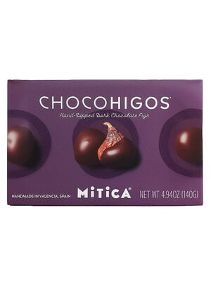 Mitica "Chocohigos" Hand-Dipped Dark Chocolate Figs 4.94oz, Spain