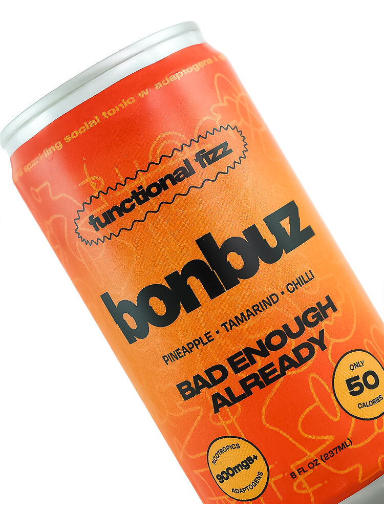 Bonbuz "Bad Enough Already" Functional Fizz Pineapple, Tamarind, Chilli 8oz Can