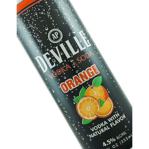 Deville "Orange" Vodka Soda 12oz Can