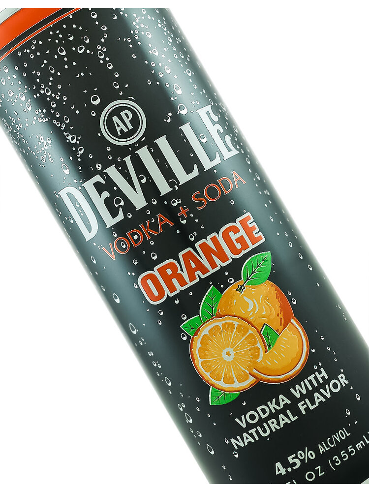 Deville "Orange" Vodka Soda 12oz Can