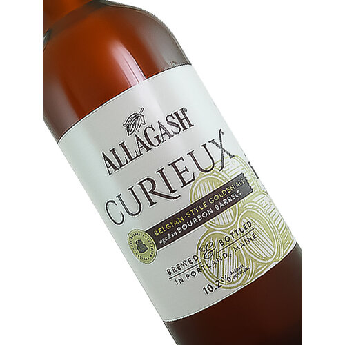 Allagash Brewing Company "Curieux" Belgian-Style Golden Ale Aged in Bourbon Barrels 750ml bottle - Portland, ME Allagash Brewing Company "Curieux" Belgian-Style Golden Ale Aged in Bourbon Barrels 750ml bottle - Portland, ME