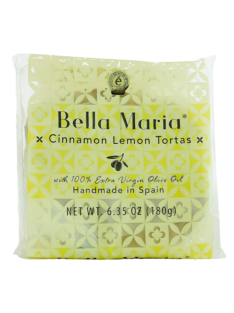 Bella Maria Cinnamon Lemon Tortas 6.35oz, Seville, Spain