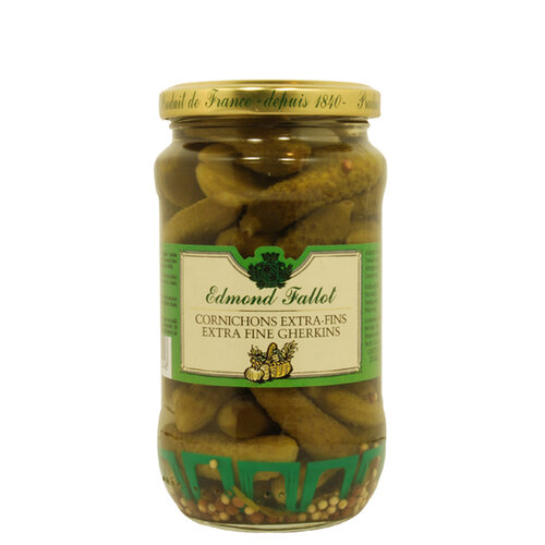 Edmond Fallot Cornichon Pickles Extra Fine Gherkins,  France, 11.95 oz