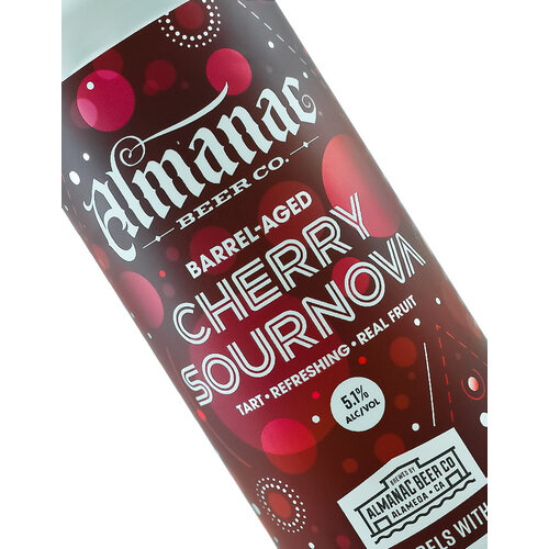 Almanac Beer Co. "Cherry Sournova" Barrel-Aged Tart 16oz can - Alameda, CA Almanac Beer Co. "Cherry Sournova" Barrel-Aged Tart 16oz can - Alameda, CA