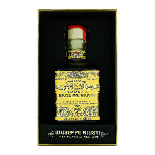 Giuseppe Giusti Gran Deposito Aceto Balsamico (Balsamic Vinegar) 4 Gold Medals 8.4oz Bottle, Modena, Italy