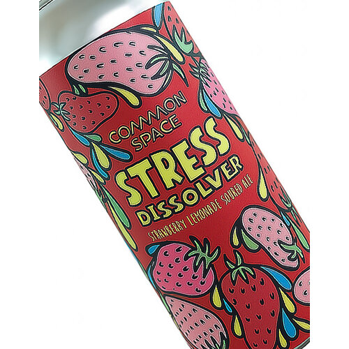 Common Space Brewery "Stress Dissolver" Strawberry Lemonade Soured Ale 16oz Can - Hawthorne, CA Common Space Brewery "Stress Dissolver" Strawberry Lemonade Soured Ale 16oz Can - Hawthorne, CA
