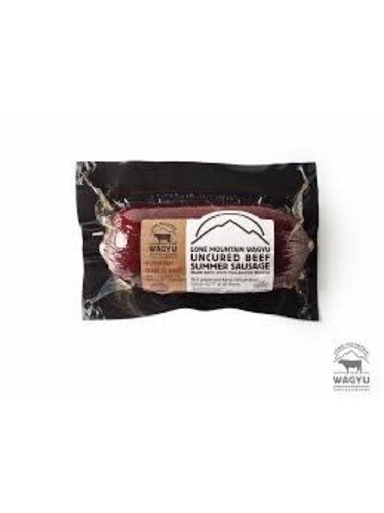 Lone Mountain Waygu Uncured Beef Summer Sausage, 16 oz., Golden, New Mexico
