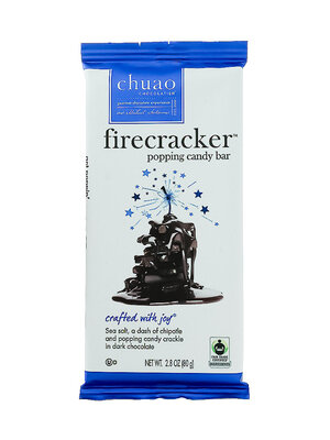 Chuao Firecracker Dark Chocolate Bar, 2.8 oz, Carlsbad, CA