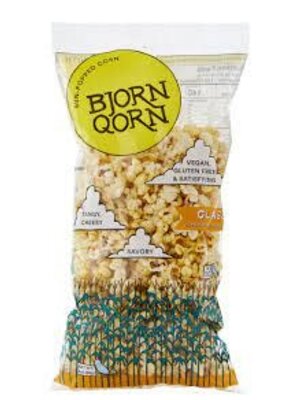 Bjorn Qorn Classic Sun-Popped Corn 3oz Bag