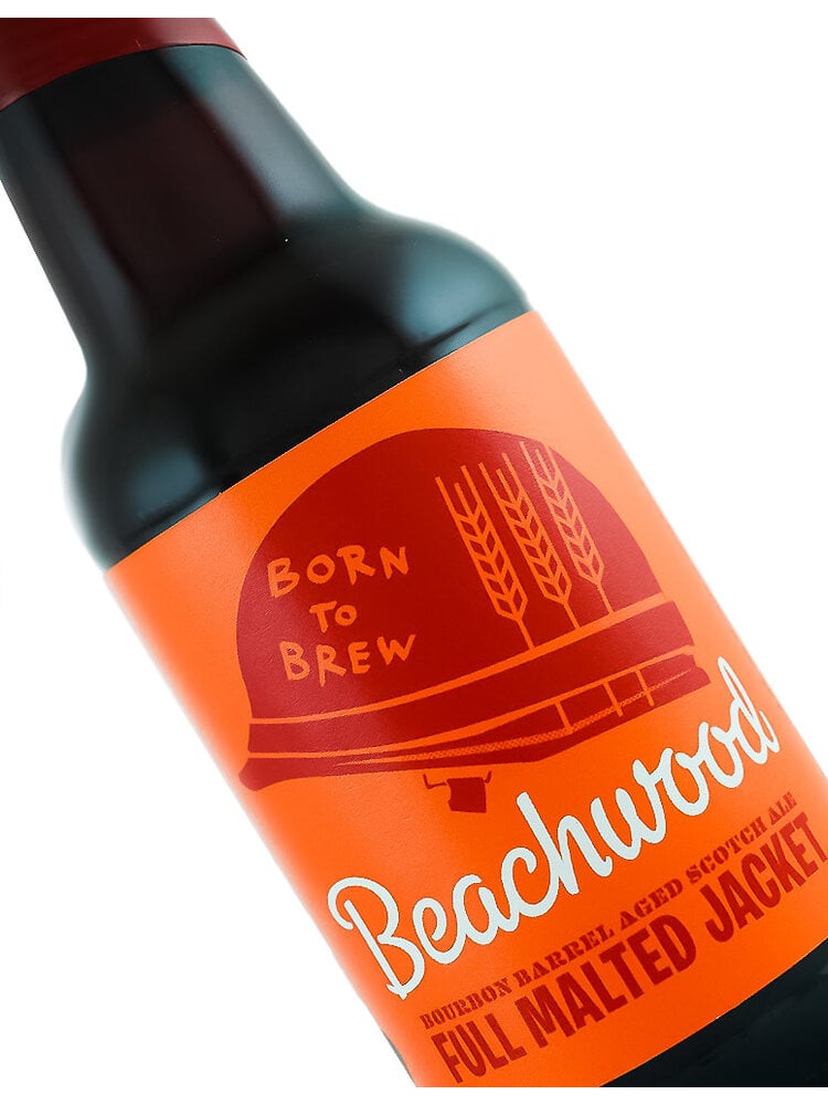 Beachwood Brewing "Full Malted Jacket" Batch 008 Bourbon Barrel Aged Scotch Ale 12oz bottle - Long Beach, CA