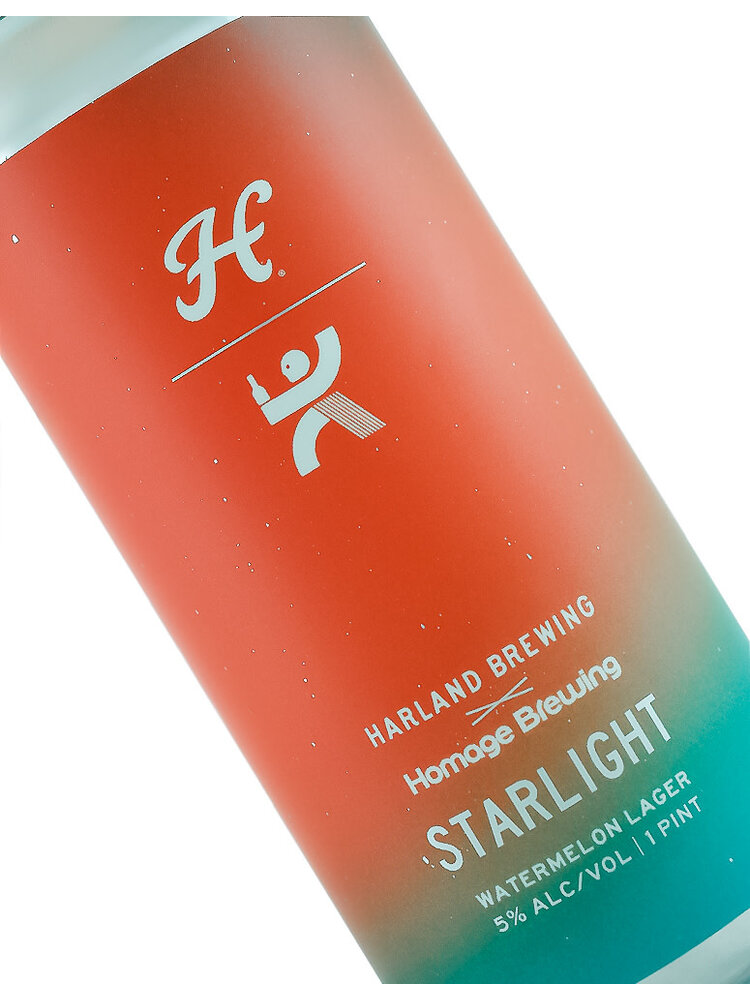 Harland Brewing/Homage Brewing "Starlight" Watermelon Lager 16oz can - San Diego, CA