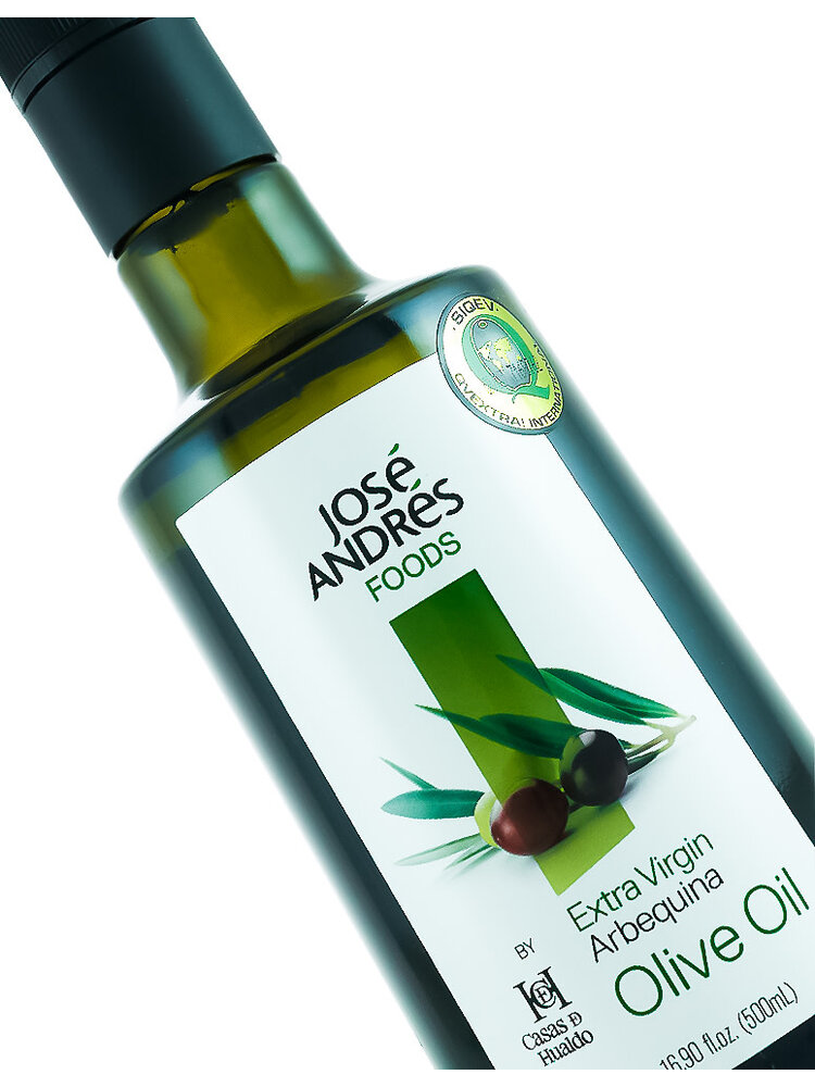 Jose Andres Foods Extra Virgin Arbequina Olive Oil 16.9oz Bottle, Spain