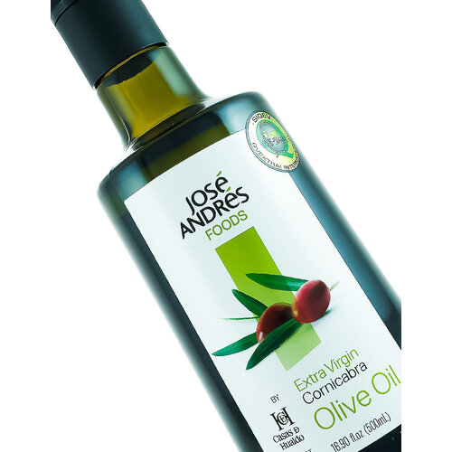 Jose Andres Foods Extra Virgin Cornicabra Olive Oil 16.9oz Bottle, Spain