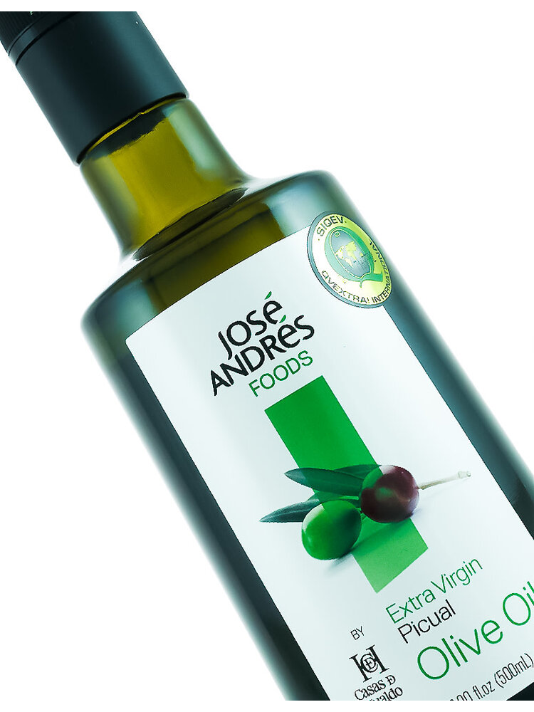 Jose Andres Foods Extra Virgin Picual Olive Oil 16.9oz Bottle, Spain