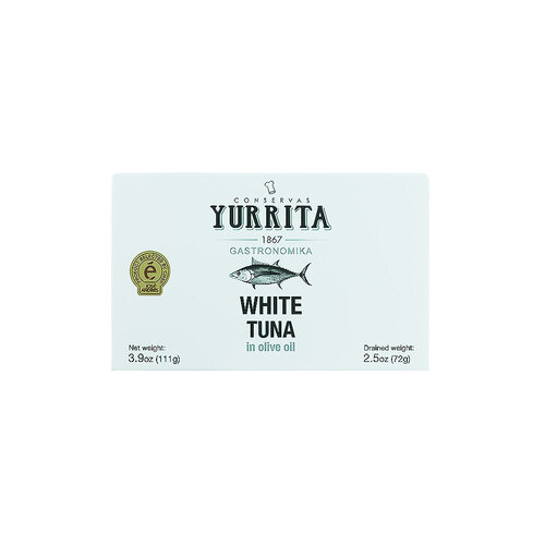 Yurrita "Bonito Del Norte" White Tuna In Olive Oil 3.9oz, Spain