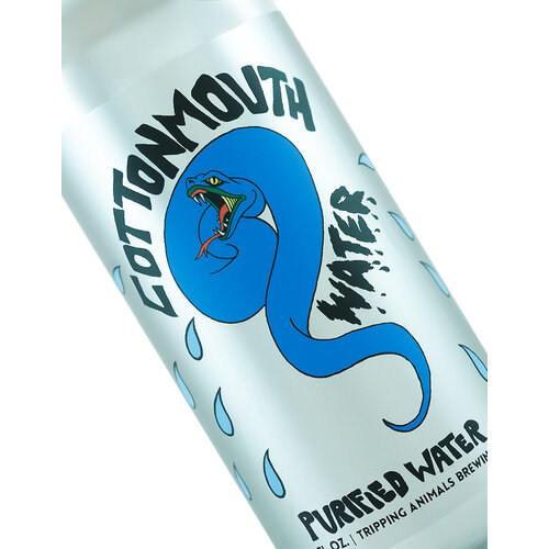 Tripping Animals Brewing "Cottonmouth" Purified Water 16oz can, Doral, Florida Tripping Animals Brewing "Cottonmouth" Purified Water 16oz can, Doral, Florida