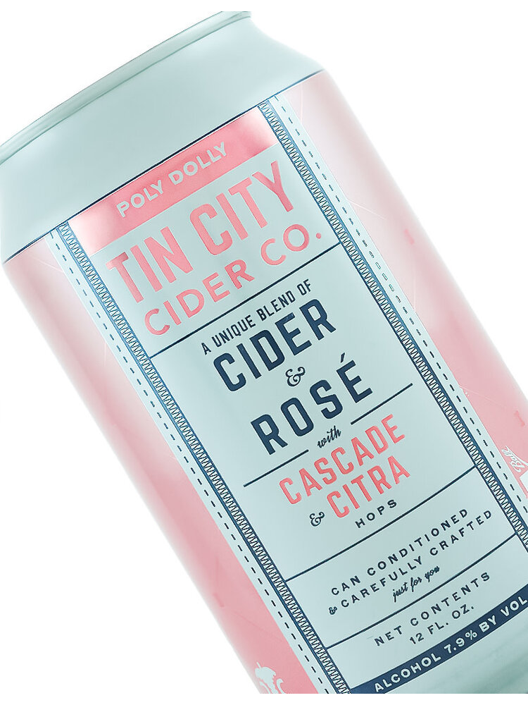 Tin City “Poly Dolly” Cider/Rose Blend 12oz can - Paso Robles, CA