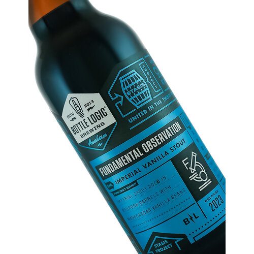 Bottle Logic "Fundamental Observation 2023" Imperial Vanilla Stout 500ml bottle - Anaheim, CA Bottle Logic "Fundamental Observation 2023" Imperial Vanilla Stout 500ml bottle - Anaheim, CA