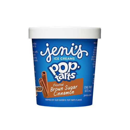 Jeni's "Pop-Tarts" Frosted Brown Sugar Cinnamon Ice Cream Pint, Ohio Jeni's "Pop-Tarts" Frosted Brown Sugar Cinnamon Ice Cream Pint, Ohio