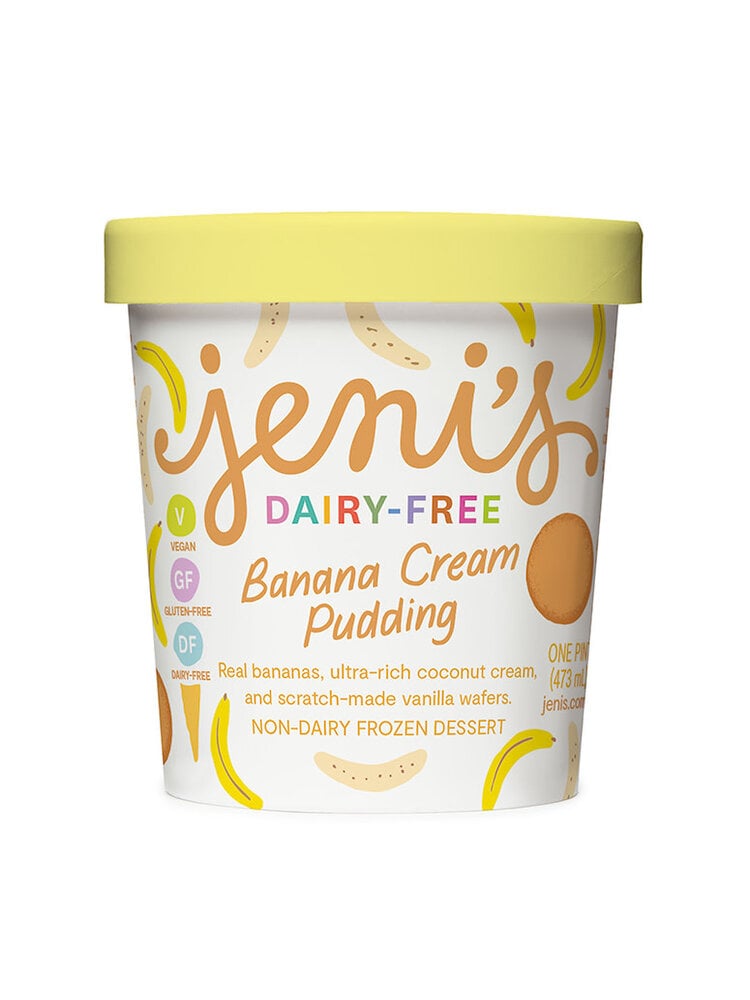 Jeni's "Banana Cream Pudding" Dairy Free Frozen Dessert Pint, Ohio
