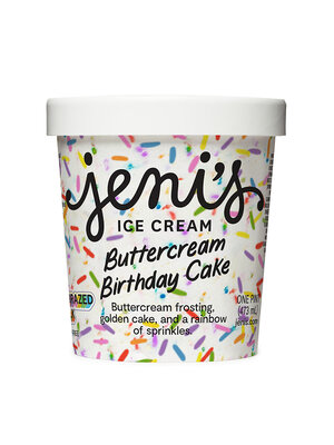 Jeni's Buttercream Birthday Cake Ice Cream Pint, Ohio