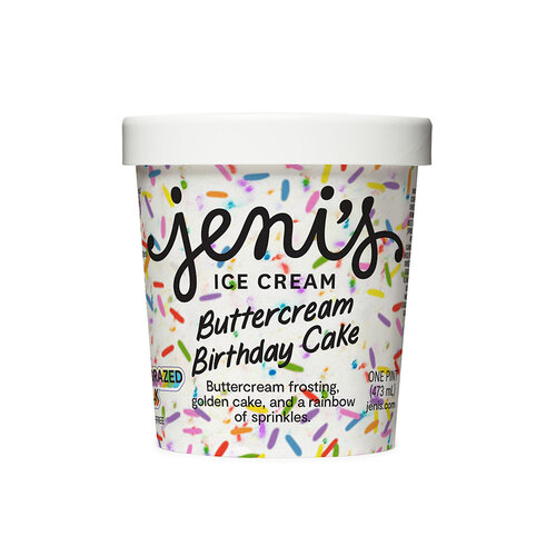 Jeni's Buttercream Birthday Cake Ice Cream Pint, Ohio