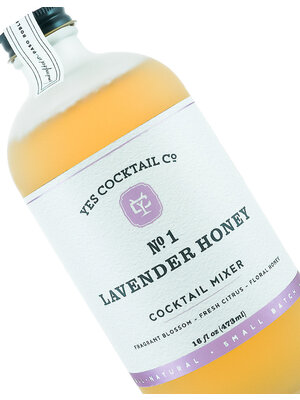 Yes Cocktail Co. No. 1 "Lavender Honey" Cocktail Mixer 16oz Bottle, Paso Robles, CA