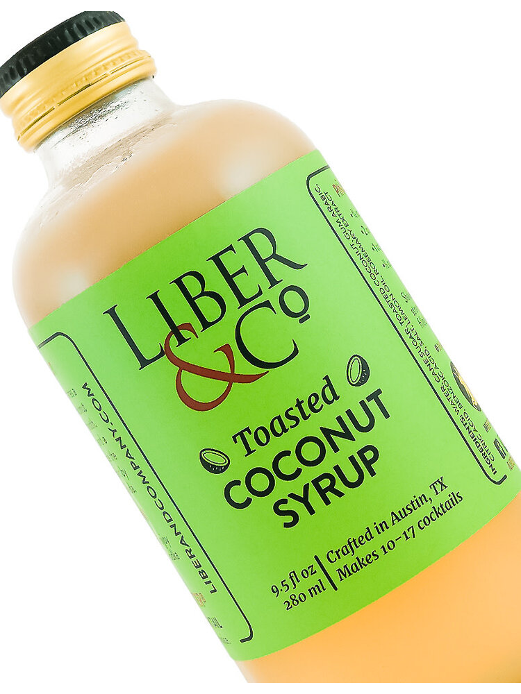 Liber & Co. Toasted Coconut Syrup, 9.5 fl oz