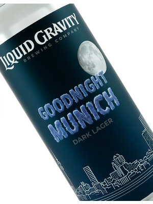 Liquid Gravity Brewing "Goodnight Munich" Dark Lager 16oz can - San Luis Obispo, CA