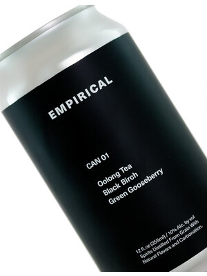 Empirical "Can 01" Oolong Tea, Black Birch, Green Gooseberry Spirits Distilled From Grain 12oz can, Windsor, California