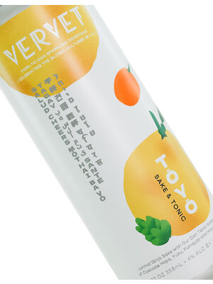 Vervet "Toyo" Sake & Tonic 12oz can, Ventura, California