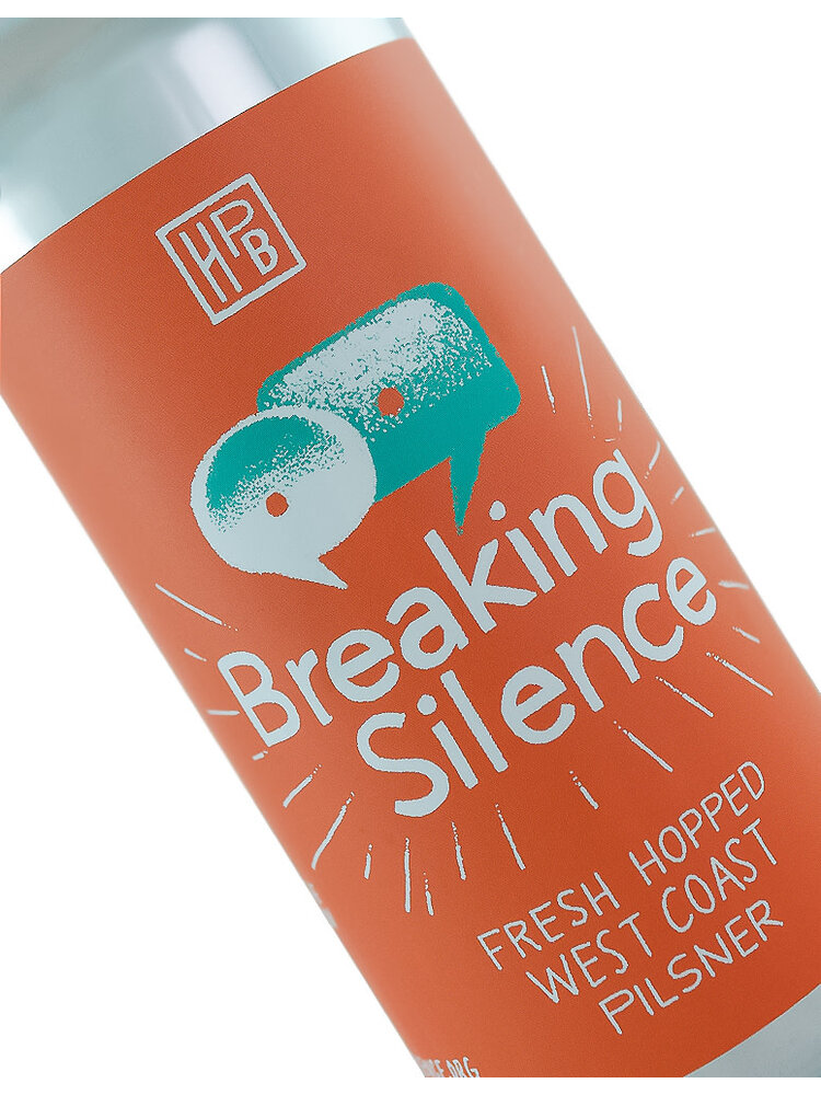 Highland Park Brewery "Breaking Silence" Fresh Hopped West Coast Pilsner 16oz can - Los Angeles, CA