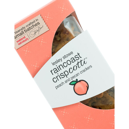 Lesley Stowe Fine Foods Raincoast Crisps Cotti "Peach and Pecan" Crackers 5.3oz, Canada