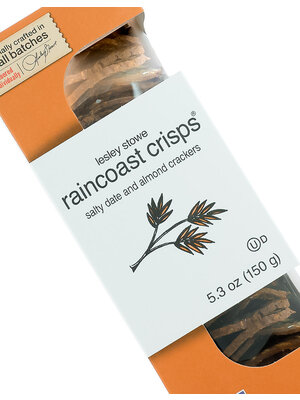 Lesley Stowe Fine Foods Raincoast Crisps "Salty Date and Almond" Crackers 5.3oz, Canada