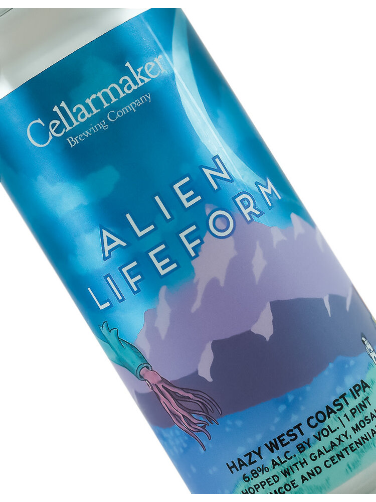 Cellarmaker Brewing "Alien Lifeform" Hazy West Coast IPA 16oz can - Oakland, CA
