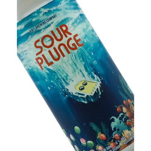 8 Bit Brewing "Sour Plunge" Sour DIPA 16oz can - Murrieta, CA 8 Bit Brewing "Sour Plunge" Sour DIPA 16oz can - Murrieta, CA