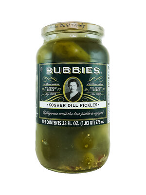 Bubbies Kosher Dill Pickles 33oz