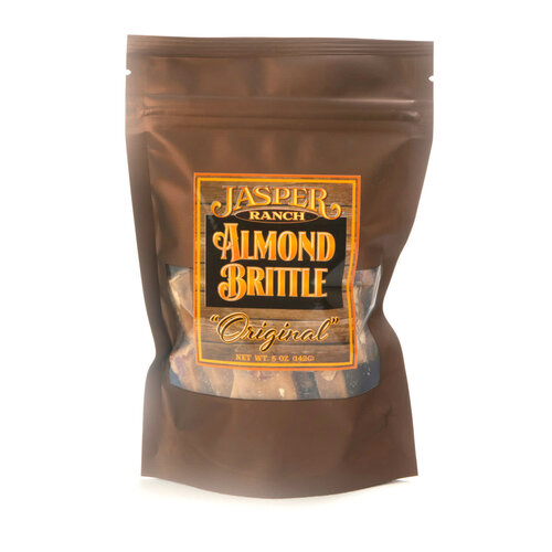 Jasper Ranch "Original" Almond Brittle 5oz Bag, Newman, California Jasper Ranch "Original" Almond Brittle 5oz Bag, Newman, California
