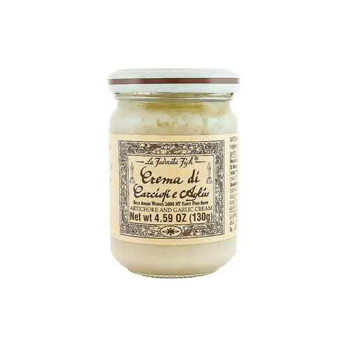 La Favorita "Crema di Carciofi E Aglio" Artichoke and Garlic Cream Sauce 4.59oz Jar, Italy