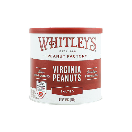 Whitley's "Home-Cooked" Salted Virginia Peanuts 12oz, Hayes, Virginia